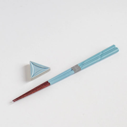 Chopstick & Rest Set | Lino Blue