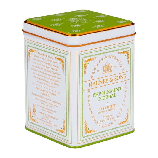 Peppermint Herbal Tea | 20 Sachet Tin