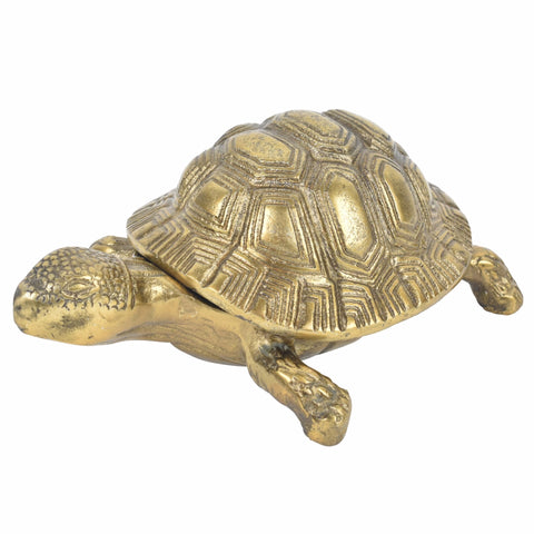 Turtle Box - Antique Gold