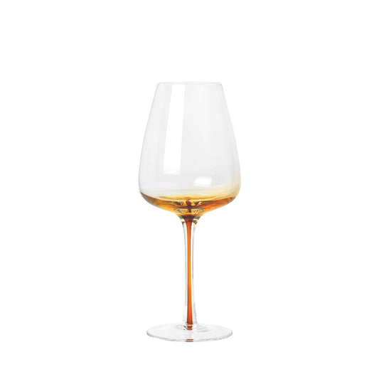 Amber White Wine Glasses - Set of 4