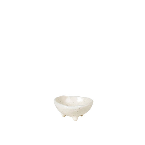 Nordic Vanilla Bowl with Feet - Small