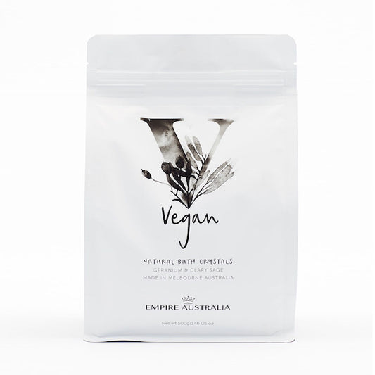 Vegan Bath Crystals | Geranium & Clary Sage