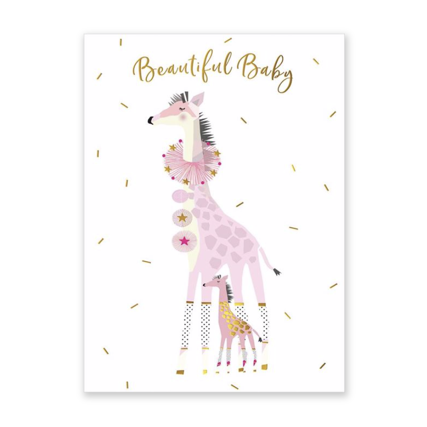 Beautiful Baby Girl Greeting Card