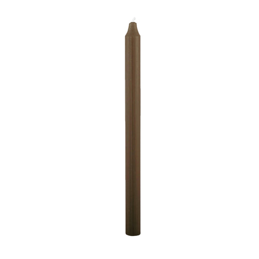 Broste Dark Brown Taper Candle