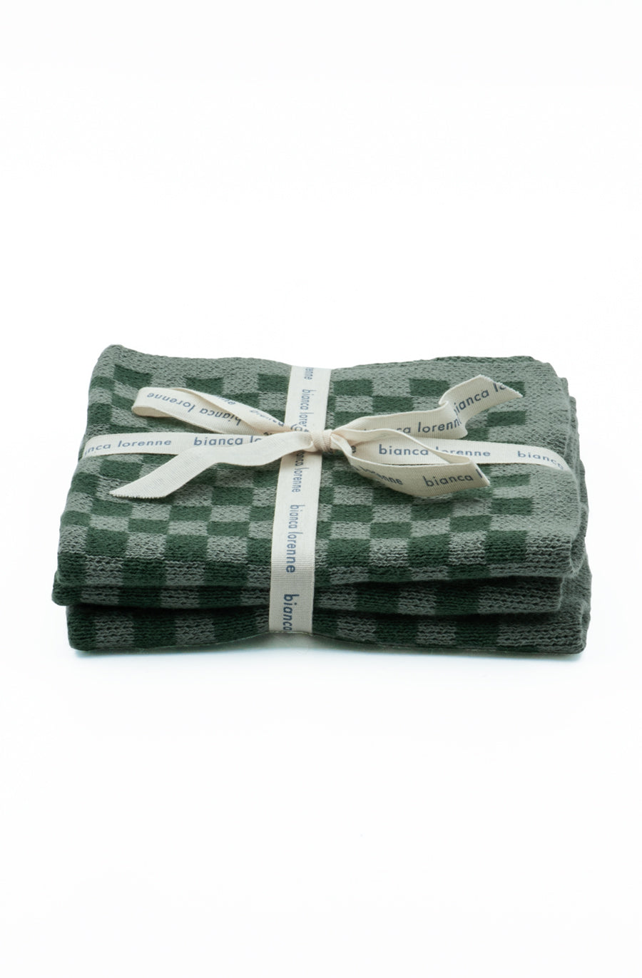 Chekka Wash Cloth - Sage (set of 3)