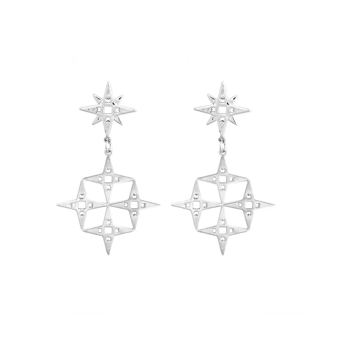 Lindi Kingi Constellation Earrings - Silver