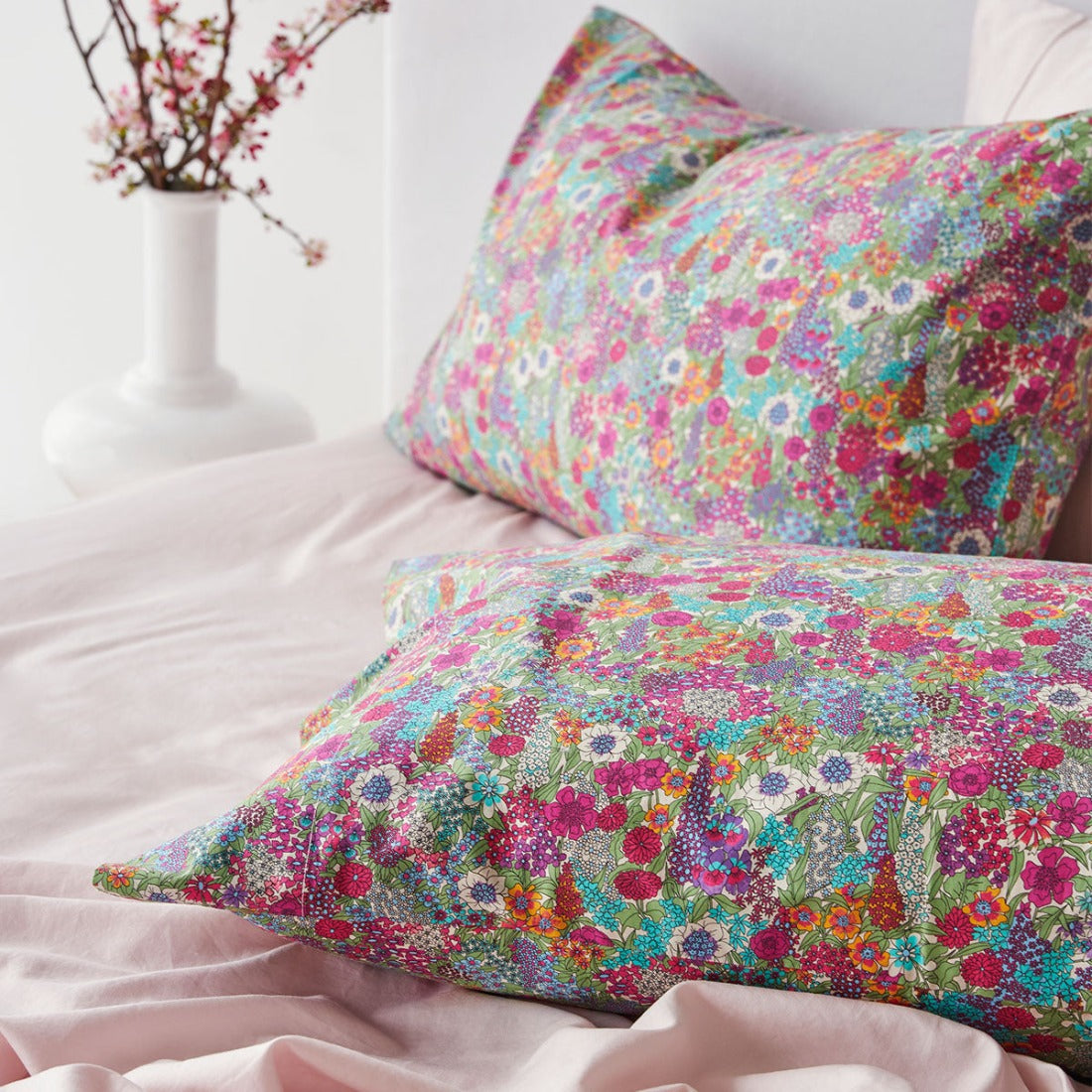 Liberty Ciara Pillowcase | Bright Floral