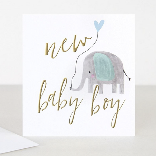 New Baby Boy Greeting Card