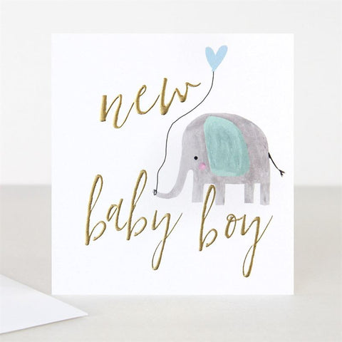New Baby Boy Greeting Card