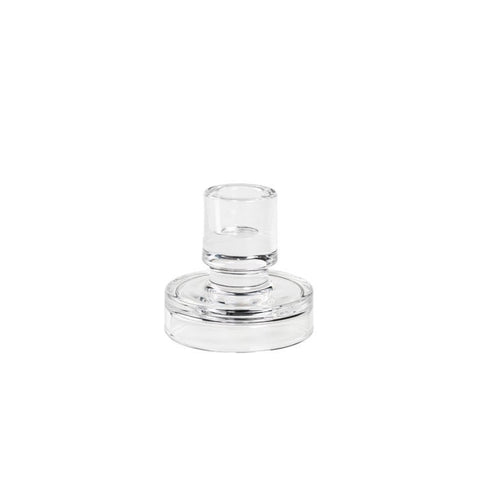 Petra Clear Glass Candleholder - Small