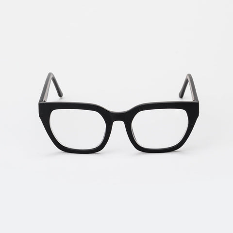 Renata Matt Black Reader Glasses +2.50
