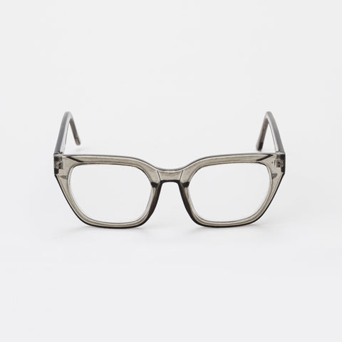 Renata Transparent Grey Reader Glasses +2.50