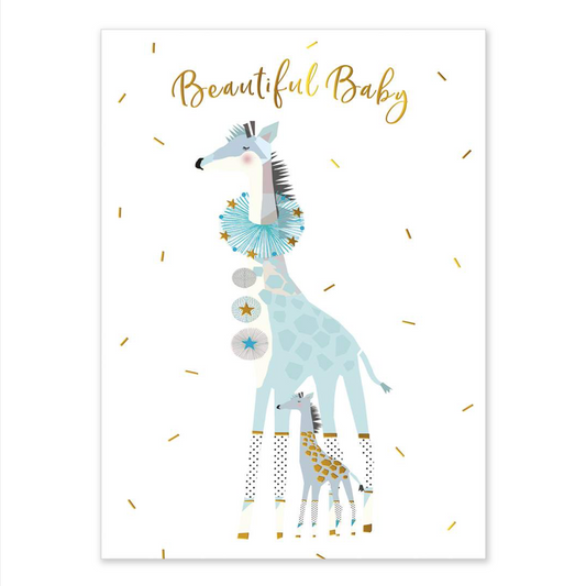 Beautiful Baby Boy Greeting Card