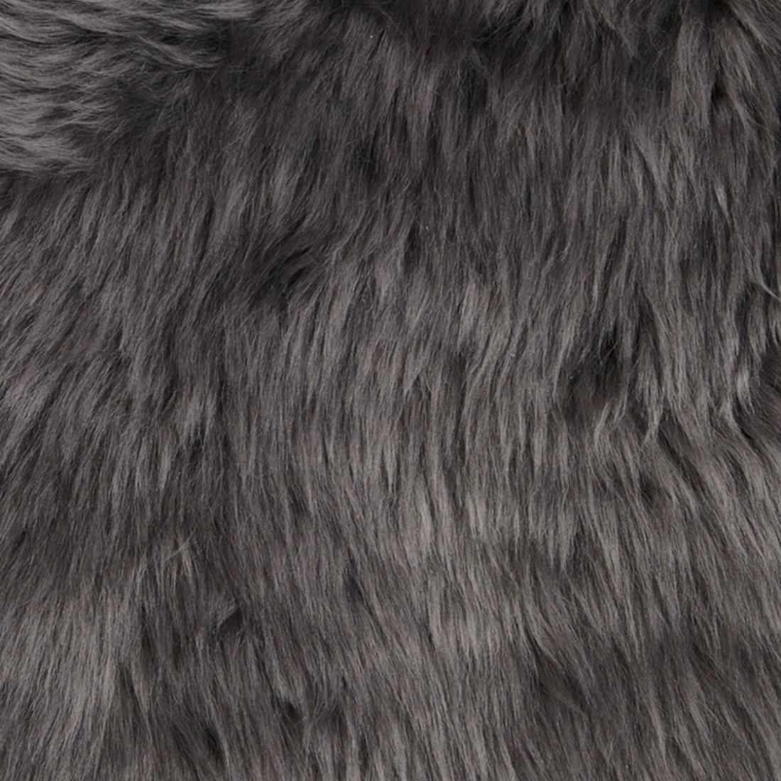 NZ Long Wool Sheepskin XL | Steel