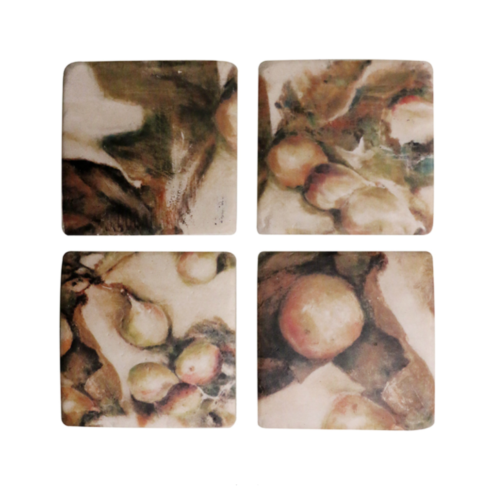 Ivy and Fig Coaster | Set of 4