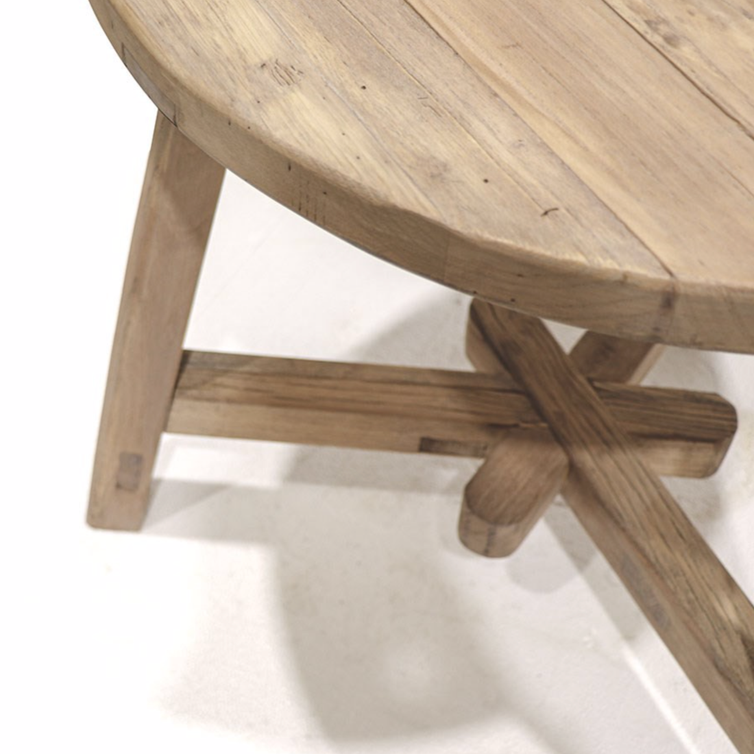 Parq Tall Round End Table - Natural