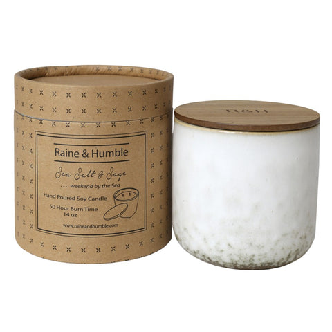 Raine & Humble Sea Salt & Sage Candle