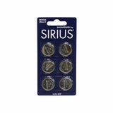 Sirius CR2032 Batteries (pack of 6)