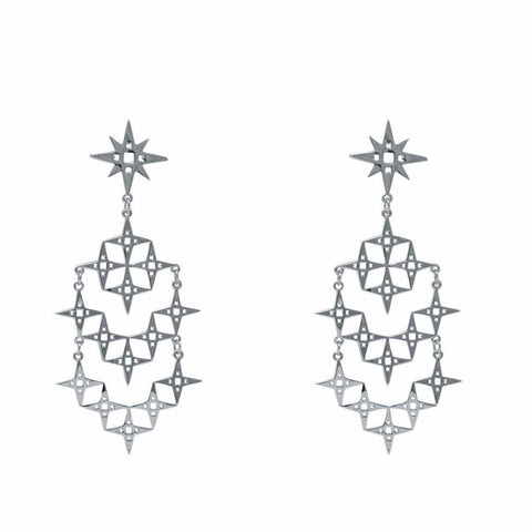 Lindi Kingi Stardust Earrings - Silver