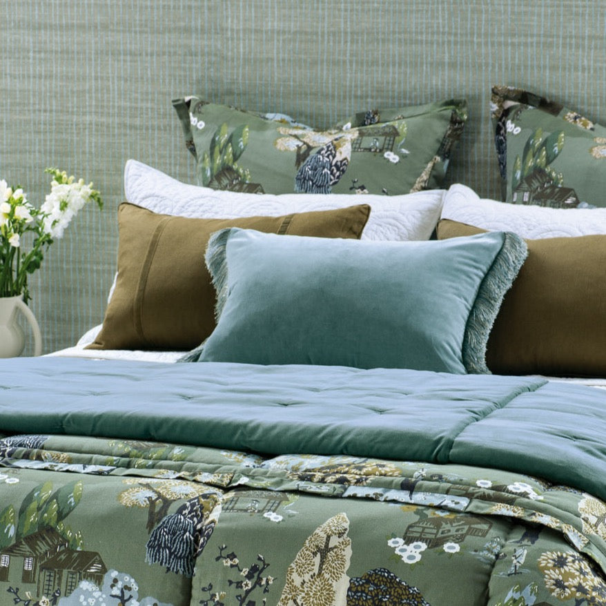 Tramonto Comforter | Lagoon