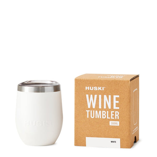 Huski Wine Tumbler White 300ml